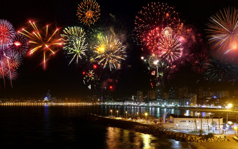 Fiestas patronales en Benidorm.