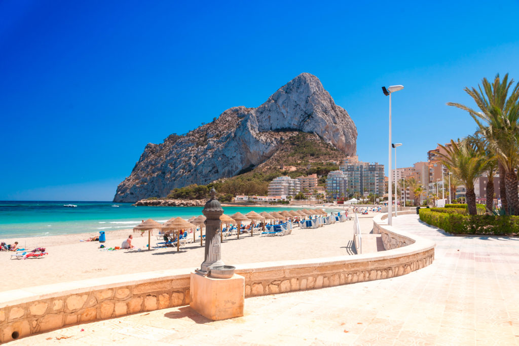 ¿Qué ver en Calpe? 4 Playa de la Fossa en Calpe.