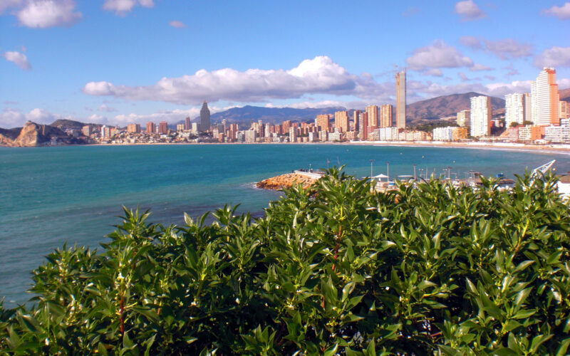 Benidorm en otoño.