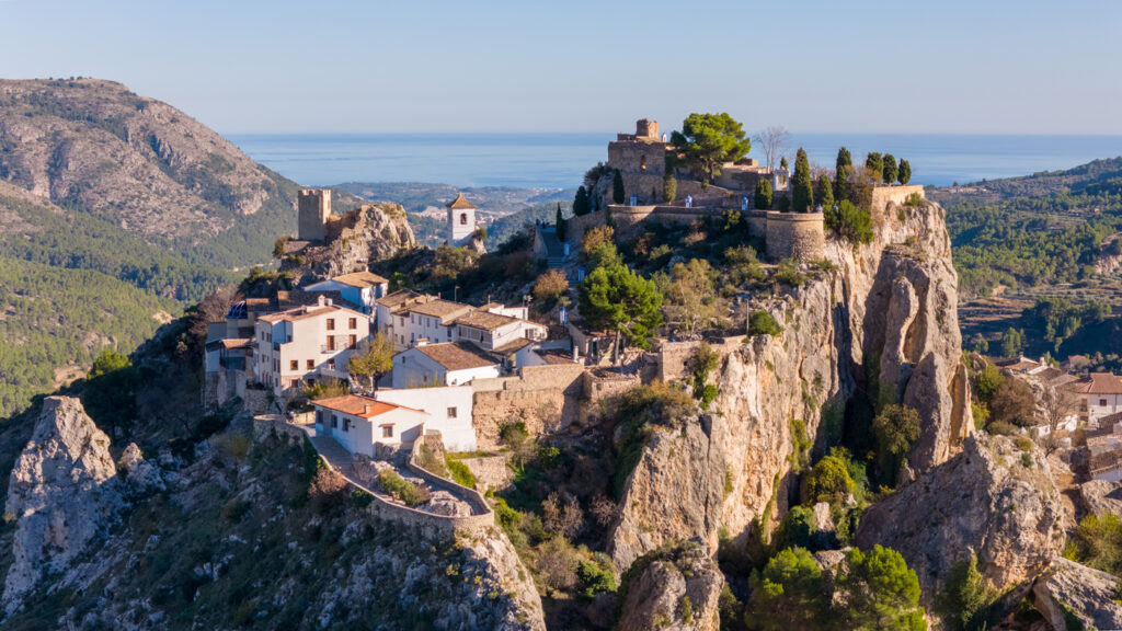 Panorámica del Castell de Guadalest.