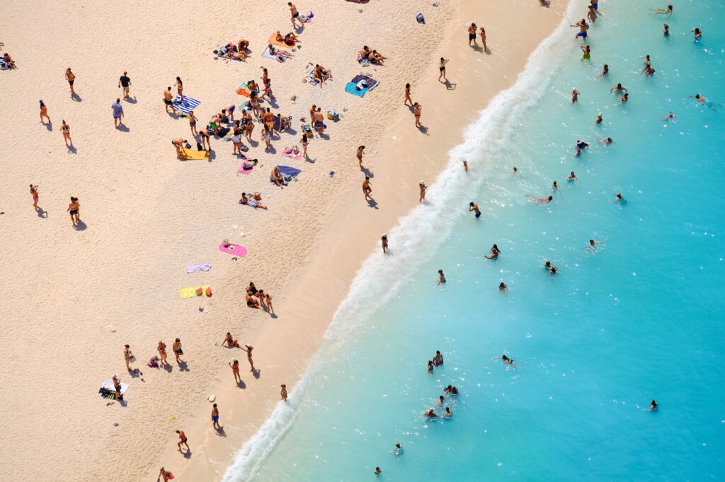 Beneficios de bañarse en el mar.