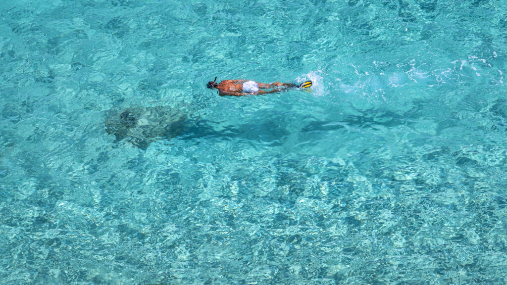 Buceando en el mar, Benidorm.