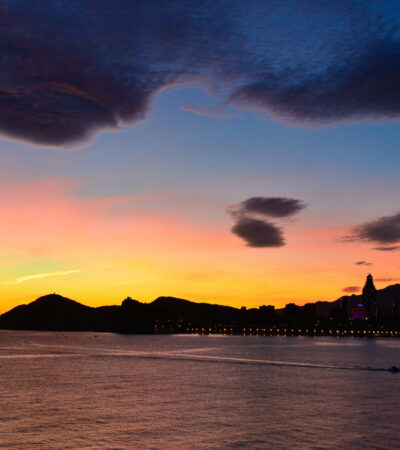 Atardecer en Benidorm.