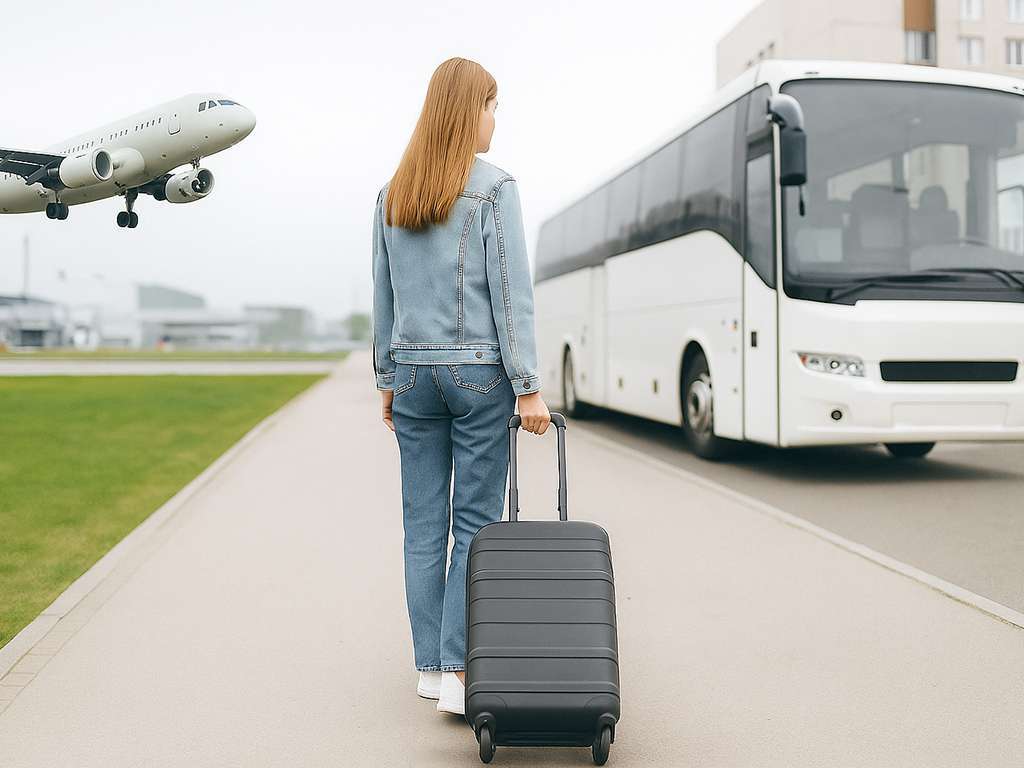 Esperando el vuelo en el aeropuerto o