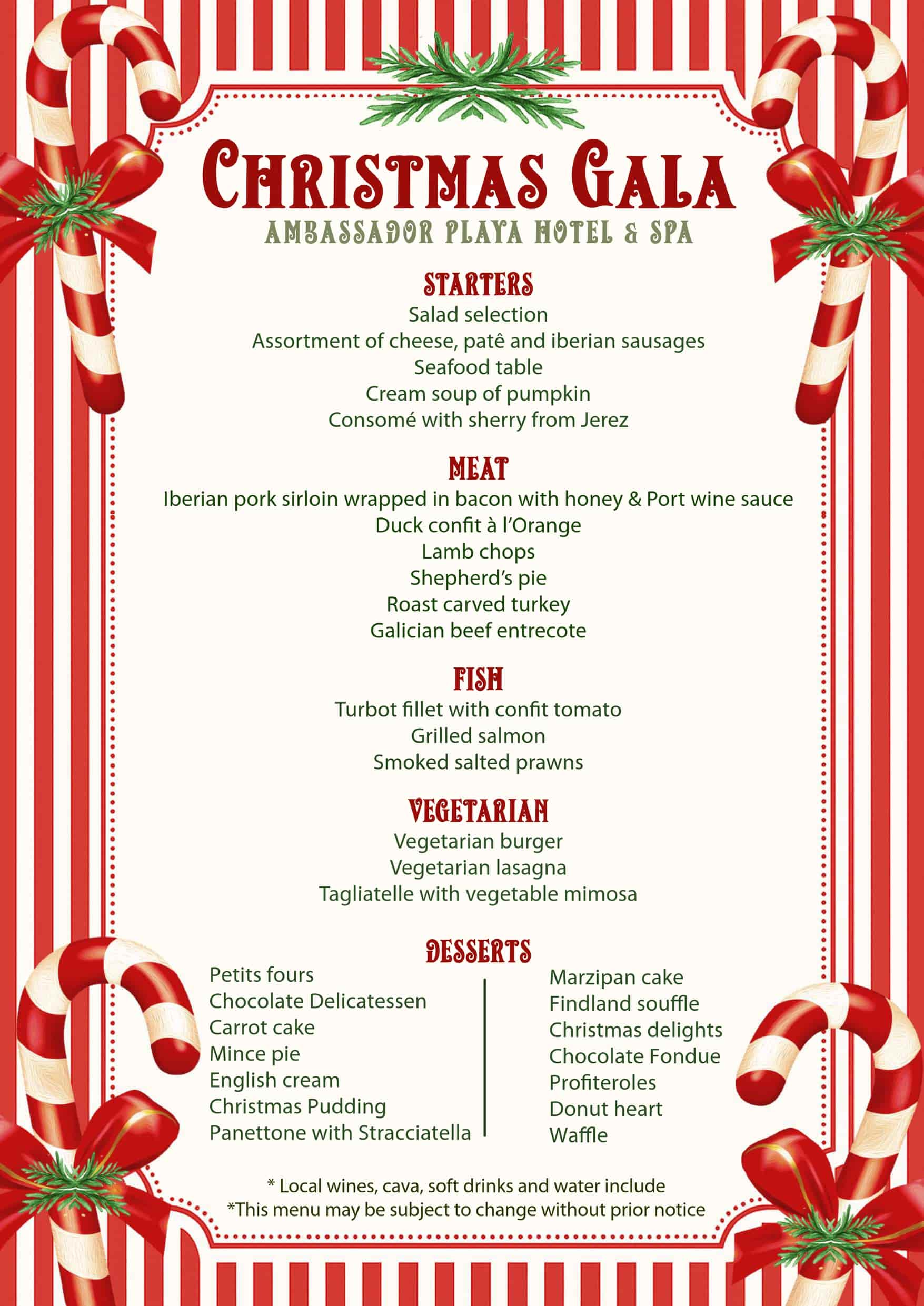 Ambassadores Navidad inglesMENU